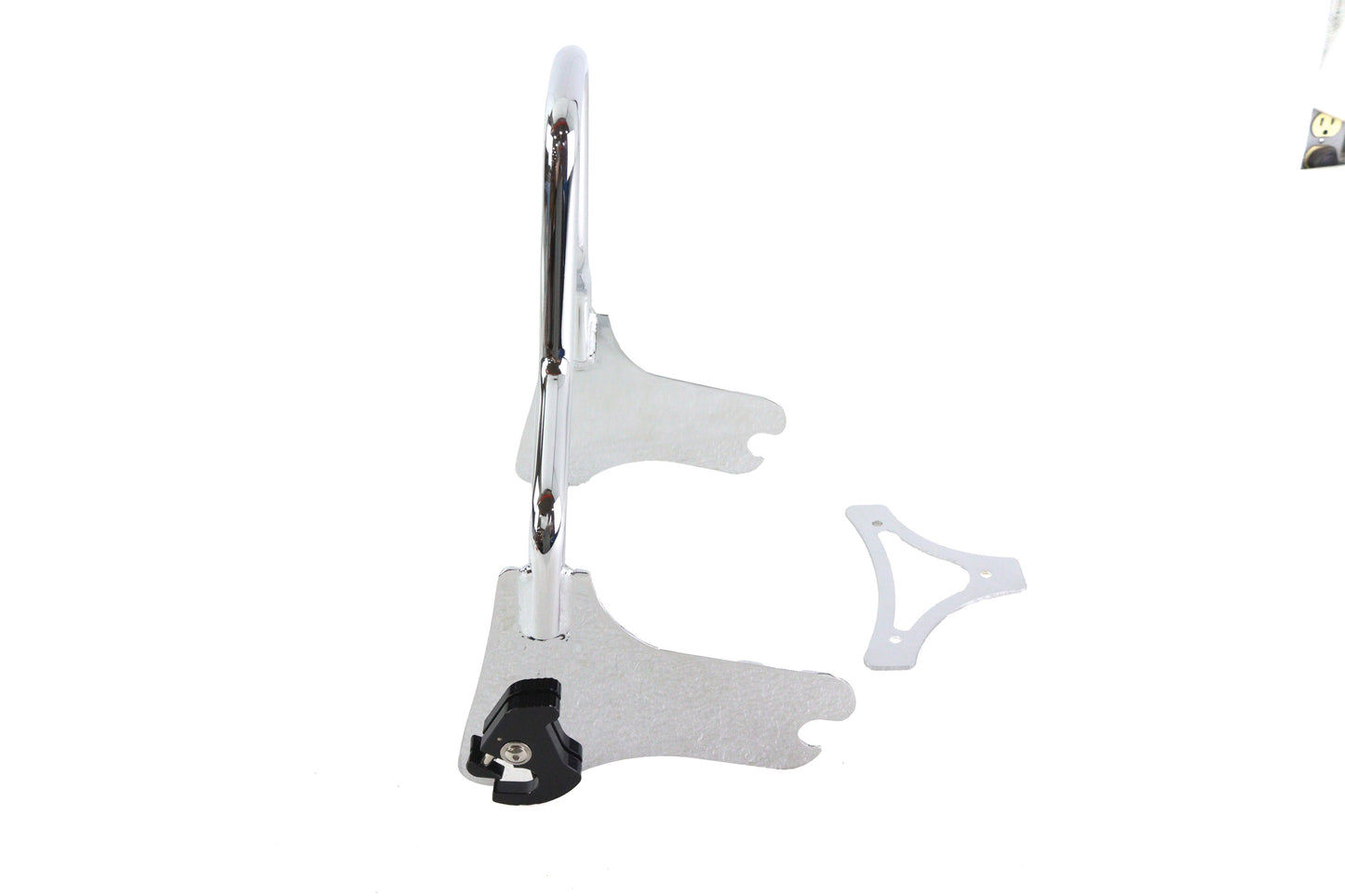 HARLEY 12-3/4 inch Detachable Sissy Bar Chrome fits 1997-2008 FLHR, models equipped with required Docking Kits 1997-2008 FLHT, models equipped with r