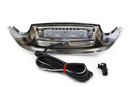 HARLEY Clear Lens Front Fender Tip with LED Fits 2000-2013 FLT, 2014-UP FLHT, 1984-1995 FLT, 2