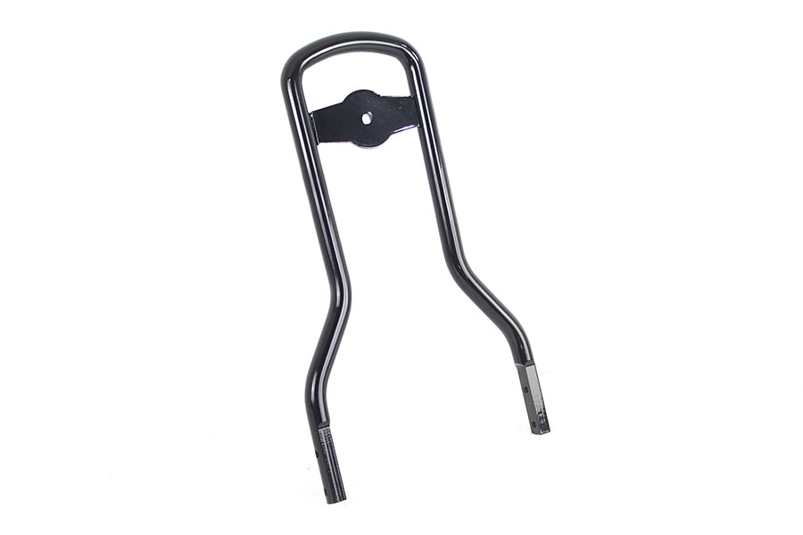 HARLEY 14-1/2 inch Mini Medallion Style Sissy Bar Upright Black fits 2004-2022 XL, 2006-2017 FXD, except FXDF, FXDFSE2, 2010 FXDWG models 1984-2017