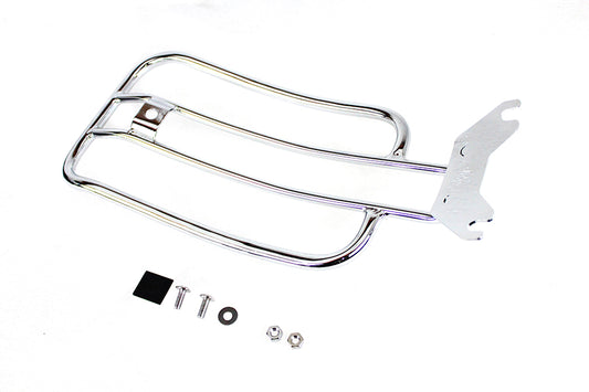 HARLEY 7 inch Solo Luggage Rack Chrome Fits 2018-2020 FLHC,