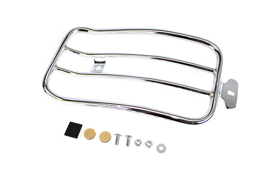 HARLEY 7 inch Solo Luggage Rack Chrome Fits 2018-2020 FXLR,