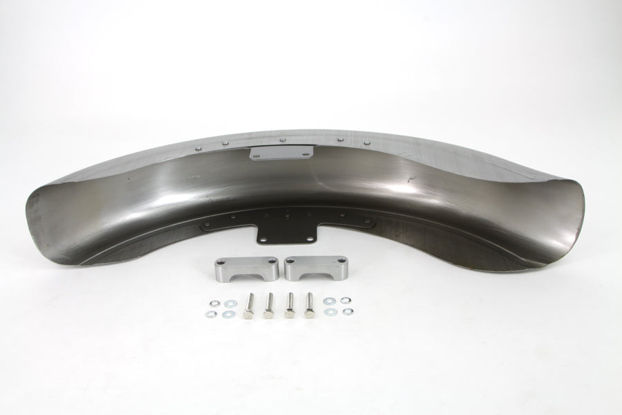 HARLEY Front Fender Raw With Bracket fits 1980-1985 FXWG, 1980-1984 FXWG, 1991-2005 FXDWG, 1984-2016 FXST,