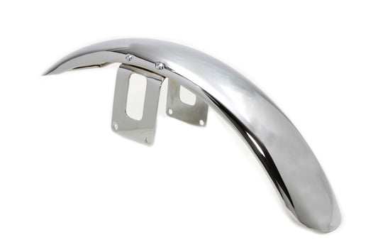 HARLEY Front Fender Narrow Chrome Fits 1974-1990 XLH, 1974-1984 FX, 1984-1994 FXR, 1986-1990 X