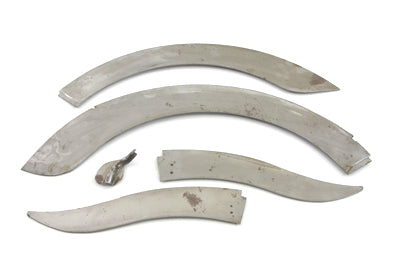 HARLEY Rear Fender Skirt Set fits 1936-1952 WL, 1936-1954 EL, 1936-1948 U, 1941-1954 FL,