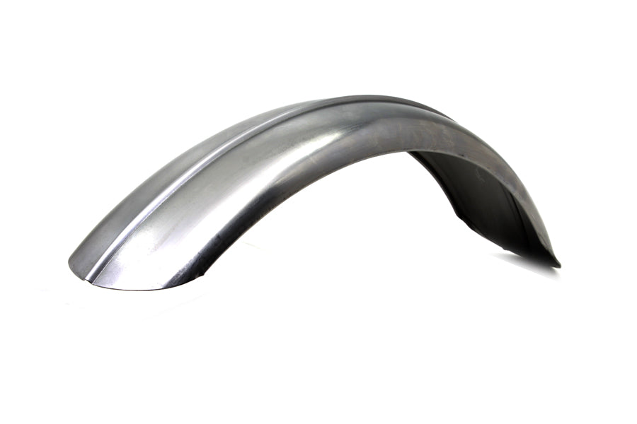 HARLEY 4 inch Ribbed Front Fender Raw fits 0- All, models