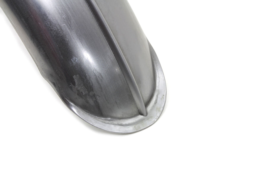 HARLEY 4 inch Ribbed Front Fender Raw fits 0- All, models