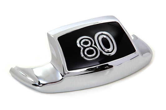 HARLEY Chrome Front Fender Tip inch80 inch with Inlay fits 1980-1984 FL,