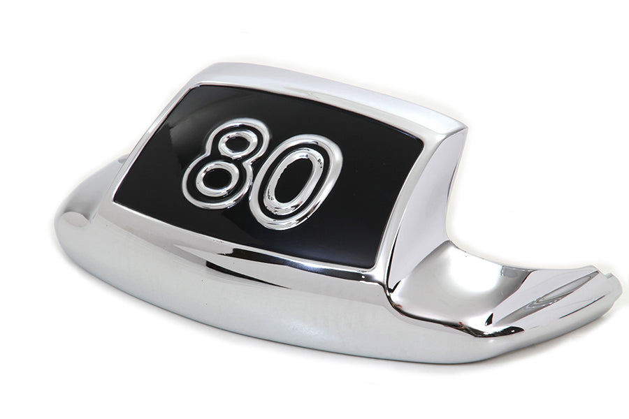 HARLEY Chrome Front Fender Tip inch80 inch with Inlay fits 1980-1984 FL,
