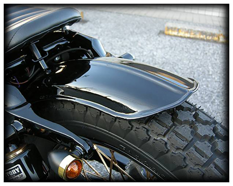 HARLEY 5 inch Steel Ribbed Fender fits 0- Custom, application