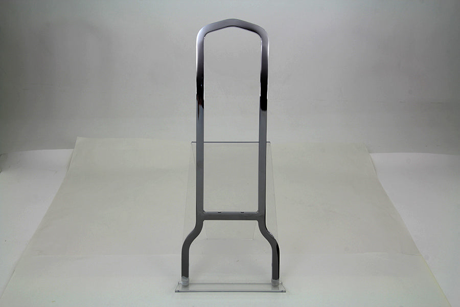 HARLEY 20 inch Tall Sissy Bar Back fits 2004-2022 XL, with rigid side plates 2002-2005 FXD, equipped with either rigid or detachable sideplates