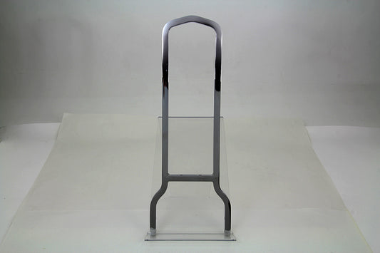 HARLEY 20 inch Tall Sissy Bar Back fits 2004-2022 XL, with rigid side plates 2002-2005 FXD, equipped with either rigid or detachable sideplates