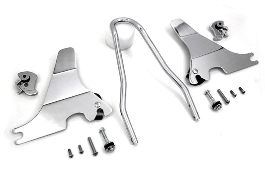 HARLEY 13 inch Sissy bar Kit Chrome Fits 2004-UP XL,