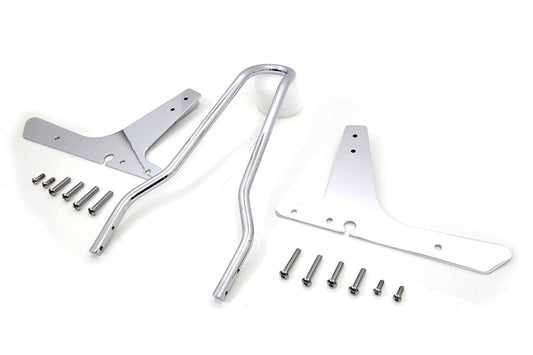 HARLEY 16 inch Sissy Bar Kit Chrome Fits 2004-UP XL,