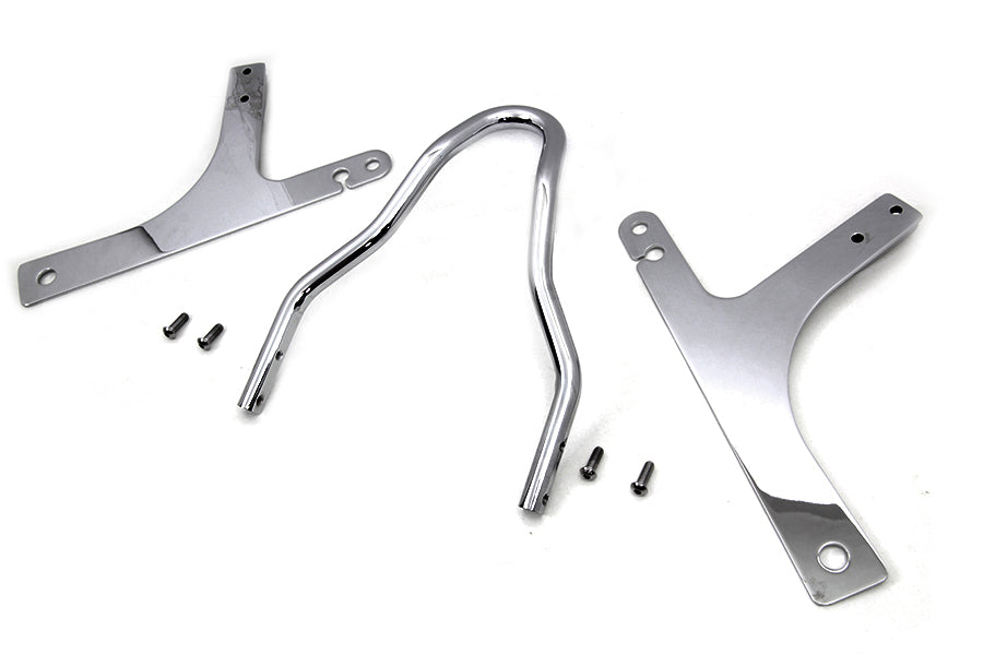 HARLEY 10 inch Sissy Bar Kit Chrome fits 1996-2005 FXD, 1996-2005 FXDL, 1996-2000 FXDSCONV, 1999-1999 FXDX, 2002-2005 FXDX, 2001-2005 FXDXT