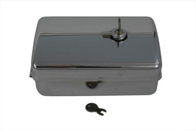 HARLEY Rectangular Chrome Tool Box fits 1936-1939 EL, 1938-1939 UL,