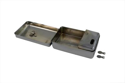 HARLEY Rectangular Chrome Tool Box fits 1936-1939 EL, 1938-1939 UL,