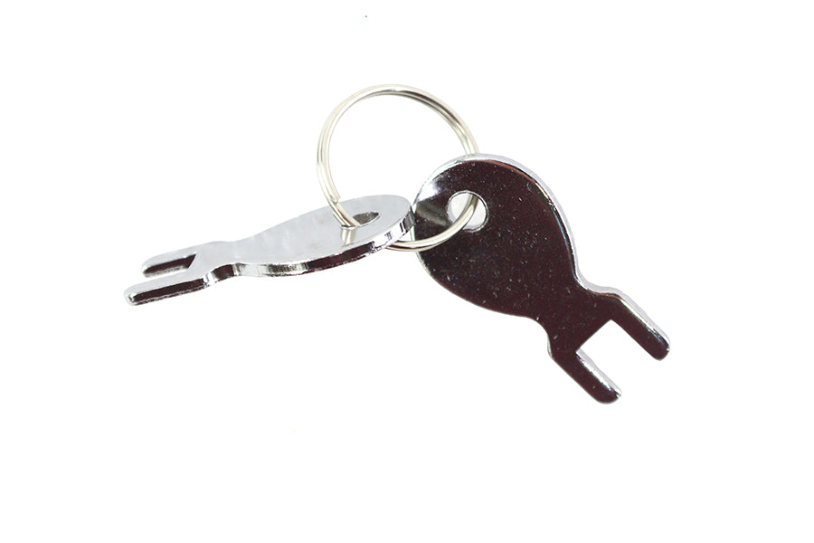 HARLEY Tool Box Key Set fits 0- Replacement, application for our replica oval tool boxes