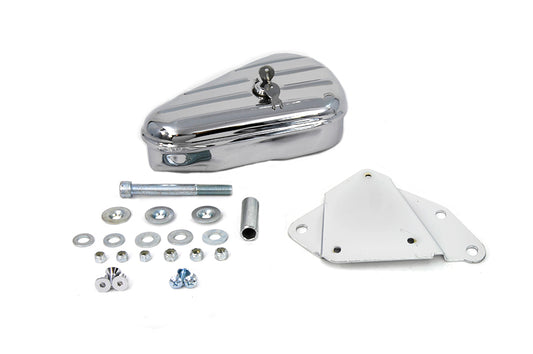 HARLEY Right Side Tool Box and Mount Kit Chrome Fits 1984-1999 FXST, 1986-1999 FLST,