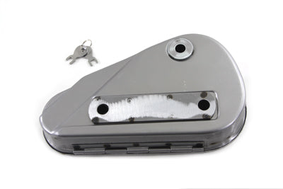HARLEY Oval Right Side Raw Tool Box fits 1940-1957 FL, 1940-1948 UL,