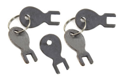 HARLEY Tool Box Key Set Fits 0- Replacement, application for our replica oval tool boxes
