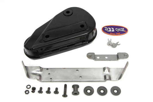 HARLEY Black Rigid Tool Box Kit Fits 1941-1957 FL,