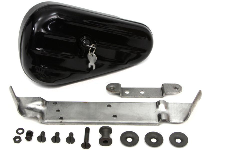 HARLEY Black Rigid Tool Box Kit fits 1941-1957 FL,