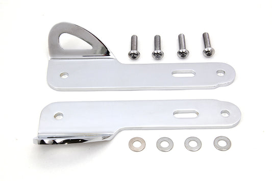 HARLEY Chrome Tie Down Bracket Kit Fits 2014-UP FLHT, 2014-UP FLHTCU, 2014-UP FLHTK, 2014-UP F