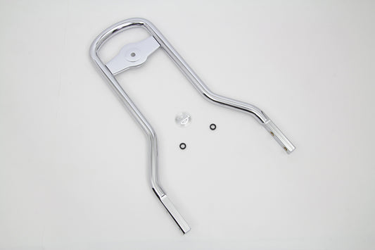 HARLEY 14-1/2 inch Mini Medallion Style Sissy Bar Upright Chrome Fits 2004-2022 XL, 2006-2017 FXD,