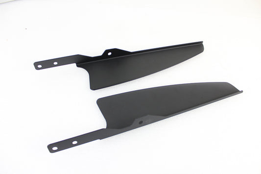 HARLEY Black Windshield Deflector Set Fits 1986-2017 FLST,