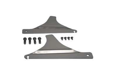 HARLEY Sissy Bar Side Plates Chrome fits 1986-1999 FLSTC, 1986-1999 FLSTF, 1986-1999 FLSTN,