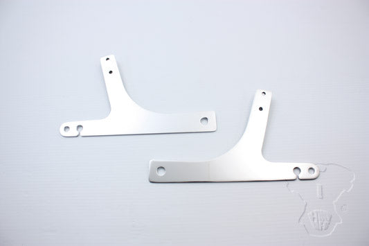 HARLEY Sissy Bar Side Plates fits 1996-2005 FXD, 1996-2005 FXDL, 1996-2000 FXDSCONV, 1999-1999 FXDX, 2002-2005 FXDX, 2001-2005 FXDXT,