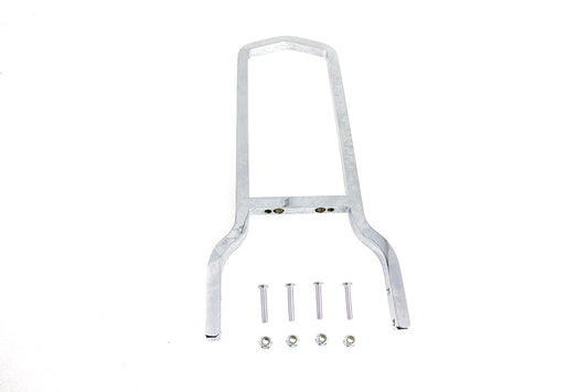 HARLEY 16 inch Tall Chrome Sissy Bar Back fits 2004-2022 XL, with rigid sideplates 2002-2005 FXD, equipped with either rigid or detachable sideplates