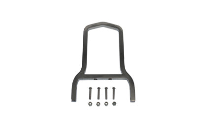 HARLEY 11 inch Tall Mini Sissy Bar Back fits 2004-2022 XL, with rigid sideplates 2002-2005 FXD, with either rigid or detachable sideplates