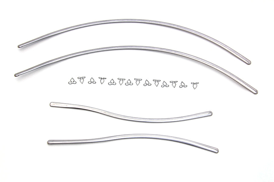 HARLEY Rear Fender Trim Kit fits 1939-1940 EL, 1941-1948 FL, 1939-1948 UL, 1939-1948 W,