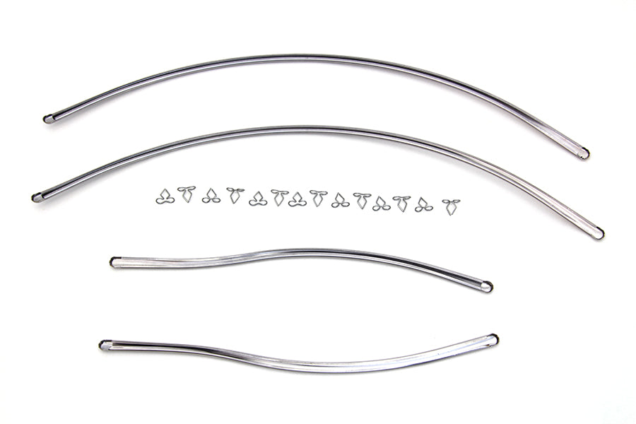 HARLEY Rear Fender Trim Kit fits 1939-1940 EL, 1941-1948 FL, 1939-1948 UL, 1939-1948 W,
