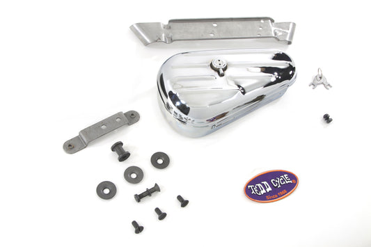 HARLEY Chrome Rigid Tool Box Kit Fits 1948-1954 FL,