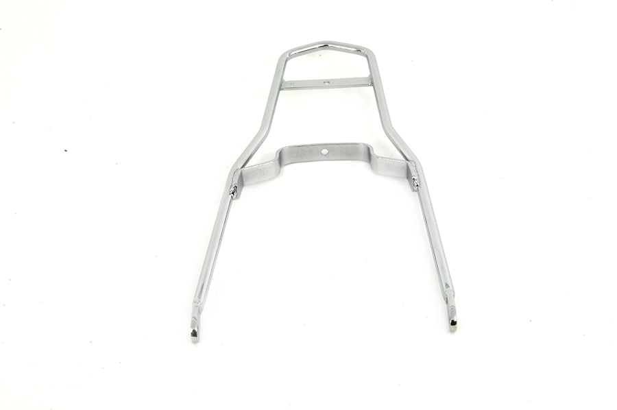HARLEY 24 inch Round Sissy Bar Flat Fender Style Chrome fits 0- Custom, application for 5 or 6" flat fenders"