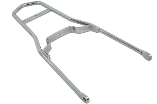 HARLEY 24 inch Round Sissy Bar Flat Fender Style Chrome Fits 0- Custom, application for 5 or 6" fla