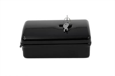 HARLEY Rectangular Black Tool Box fits 1936-1939 EL, 1938-1939 UL,