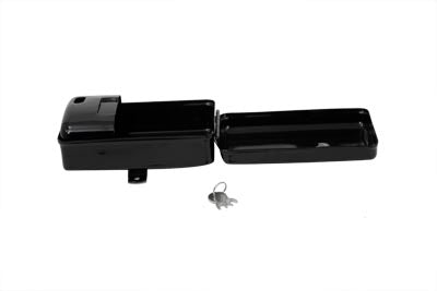 HARLEY Rectangular Black Tool Box fits 1936-1939 EL, 1938-1939 UL,