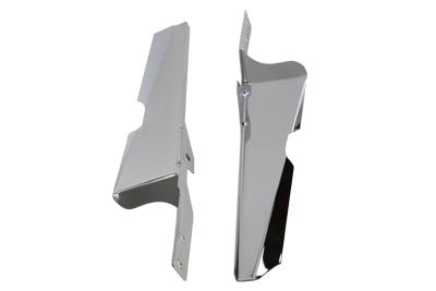 HARLEY Chrome Windshield Deflector Set Fits 1986-2017 FLST,