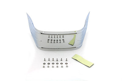 HARLEY Chrome Lower Fender Trim Skirt with Flame fits 1980-2013 FLT, 1986-2008 FLST, 1980-2013 FLT,