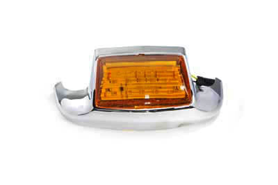 HARLEY Front Fender Tip with LED fits 1984-1995 FLT, 2000-2013 FLT, 2000-UP FLST, 1986-1995 FLST, 1984-1995 FLT,