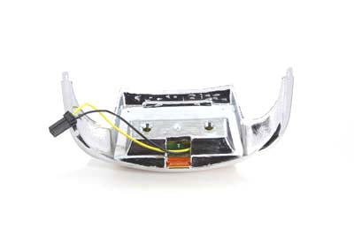 HARLEY Front Fender Tip with LED fits 1984-1995 FLT, 2000-2013 FLT, 2000-UP FLST, 1986-1995 FLST, 1984-1995 FLT,