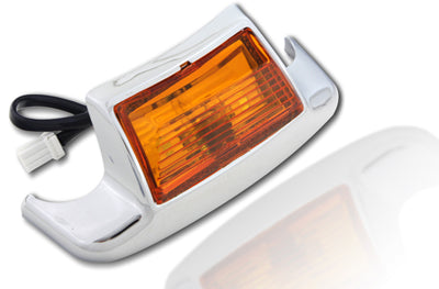 HARLEY Rear Fender Tip with Bulb fits 1999-2008 FLT, 1999-2003 FLST, 1984-1995 FLT, 1986-1995 FLST,