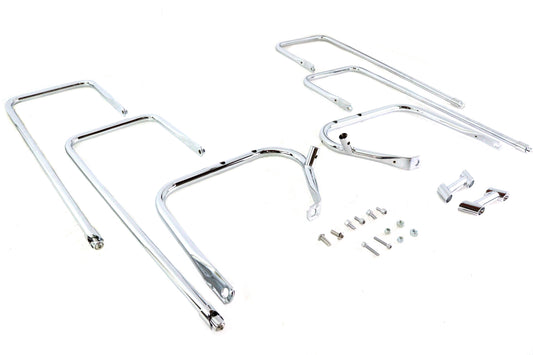 HARLEY Saddlebag Guard Kit Chrome Fits 2009-2013 FLT,