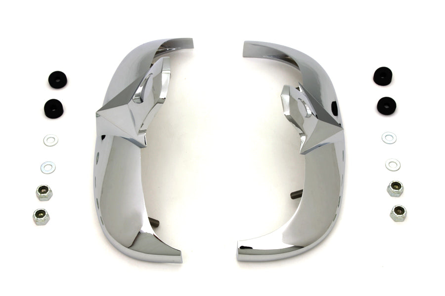 HARLEY Chrome Fender Tip Set fits 1997-2006 FLSTS, for front and rear applications