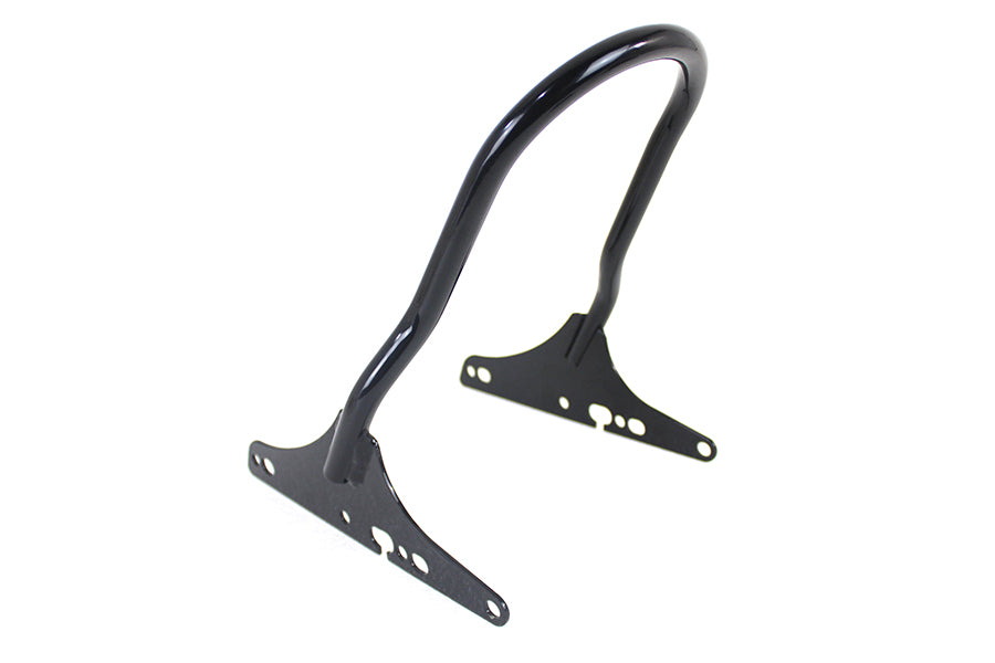 HARLEY 10-1/4 inch Low Profile One Piece Sissy Bar Black fits 2016-2022 XL, 1200CX models with two-up seat 2007-2022 XL, models with solo seat