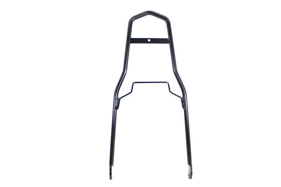 HARLEY 24 inch Round Sissy Bar Flat Fender Style Black fits 0- Custom, application for 5 or 6" flat fenders"