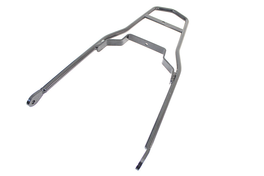 HARLEY 24 inch Round Sissy Bar Flat Fender Style Black fits 0- Custom, application for 5 or 6" flat fenders"